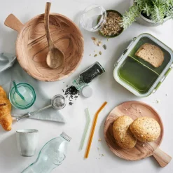 CASA ACACIA CHIC Assiette Creuse Avec Manche Naturel* Assiettes