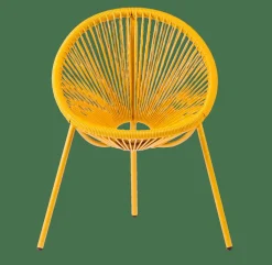 CASA ACAPULCO Chaise Pour Enfants Jaune*Enfant Kids|Chaises Pour Enfants