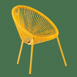 CASA ACAPULCO Chaise Pour Enfants Jaune*Enfant Kids|Chaises Pour Enfants