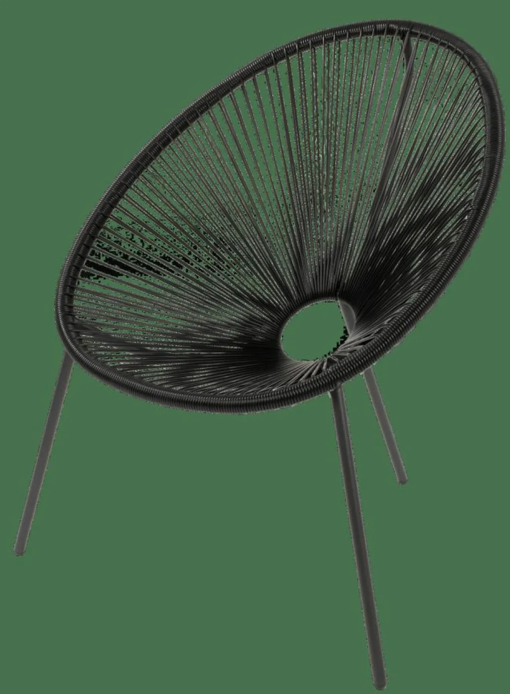 CASA ACAPULCO Salon De Jardin Noir* Salon De Jardin