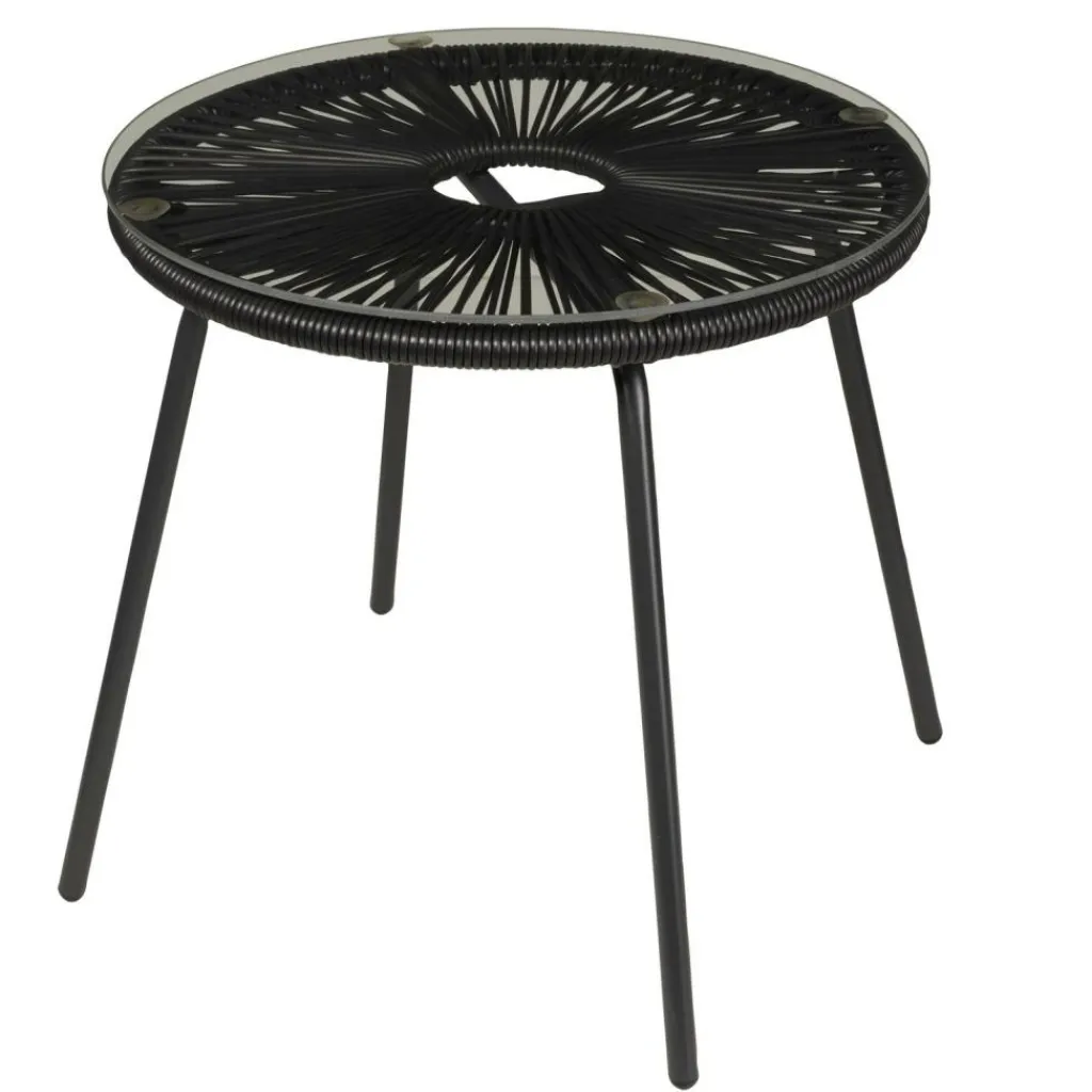 CASA ACAPULCO Salon De Jardin Noir* Salon De Jardin