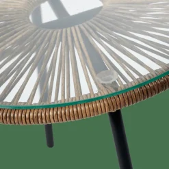 CASA ACAPULCO Table Lounge Naturel* Tables Basses De Jardin