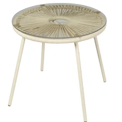 CASA ACAPULCO Table Lounge Sable* Tables Basses De Jardin