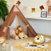CASA ADVENTURE Tente Pour Enfants Brun*Enfant Kids|Meubles Pour Enfants