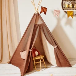CASA ADVENTURE Tente Pour Enfants Brun*Enfant Kids|Meubles Pour Enfants