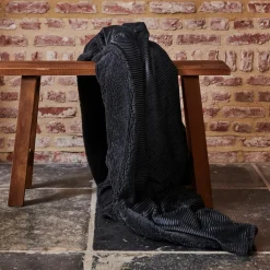 CASA AGNES Plaid Blanc Cassé* Plaids