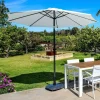 CASA ALU Parasol Sans Pied De Parasol Blanc* Parasols