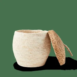 CASA ALVIN Panier De Rangement Avec Couvercle Brun, Naturel* Automne