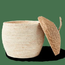 CASA ALVIN Panier De Rangement Avec Couvercle Brun, Naturel* Automne