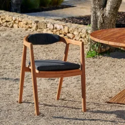 CASA AUGUST Coussin Dossier Noir* Coussins De Chaise