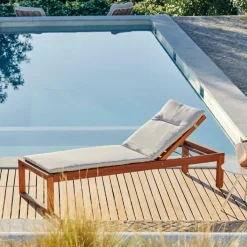 CASA AZUR Coussin De Jardin Chaise Longue Sable* Coussins De Jardin