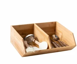 CASA BAMBOO Boîte à Mouchoirs Naturel* Accessoires Lavabo|Paniers Tiroirs