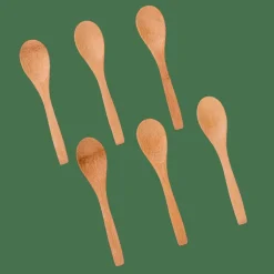 CASA BAMBOO Cuillères Set De 6 Naturel* Ménagères