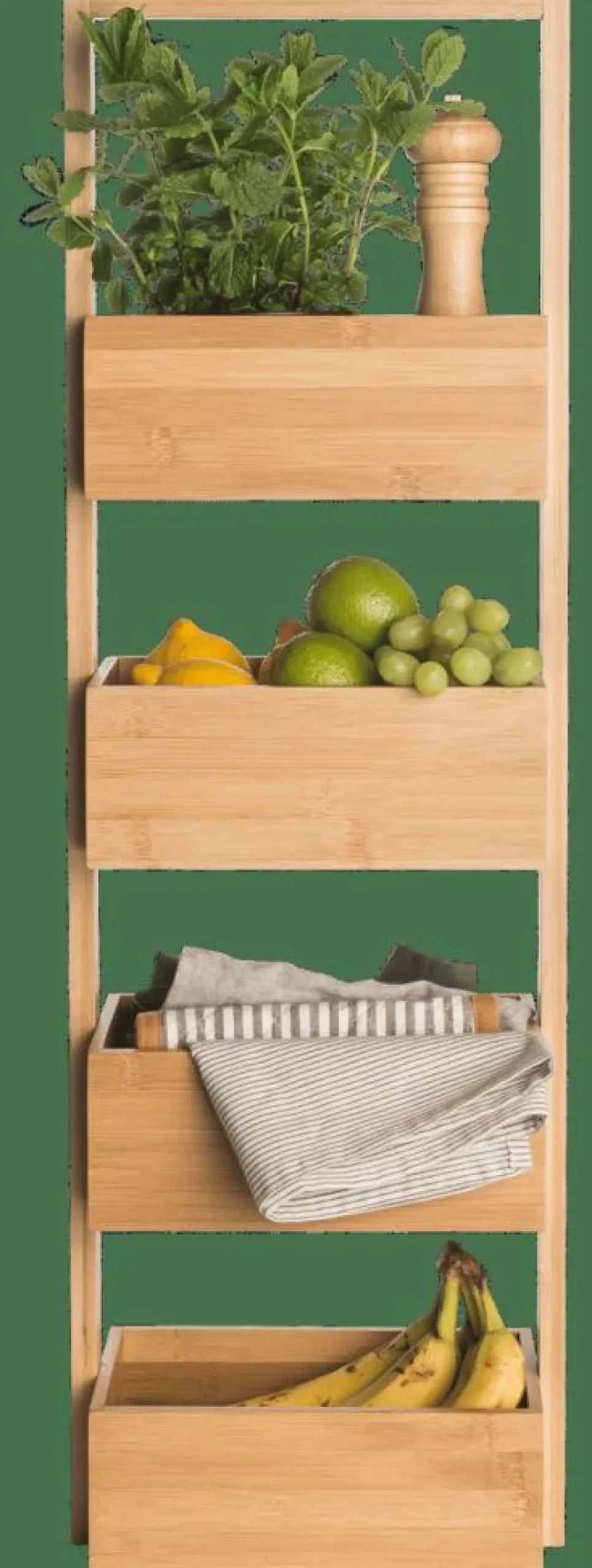 CASA BAMBOO Étagère De Rangement XL Naturel* Étagères Murales