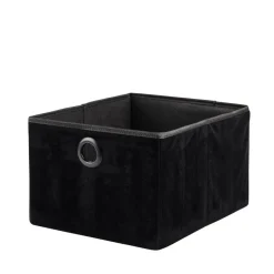 CASA BASIC Panier Pliable Noir* Paniers Tiroirs