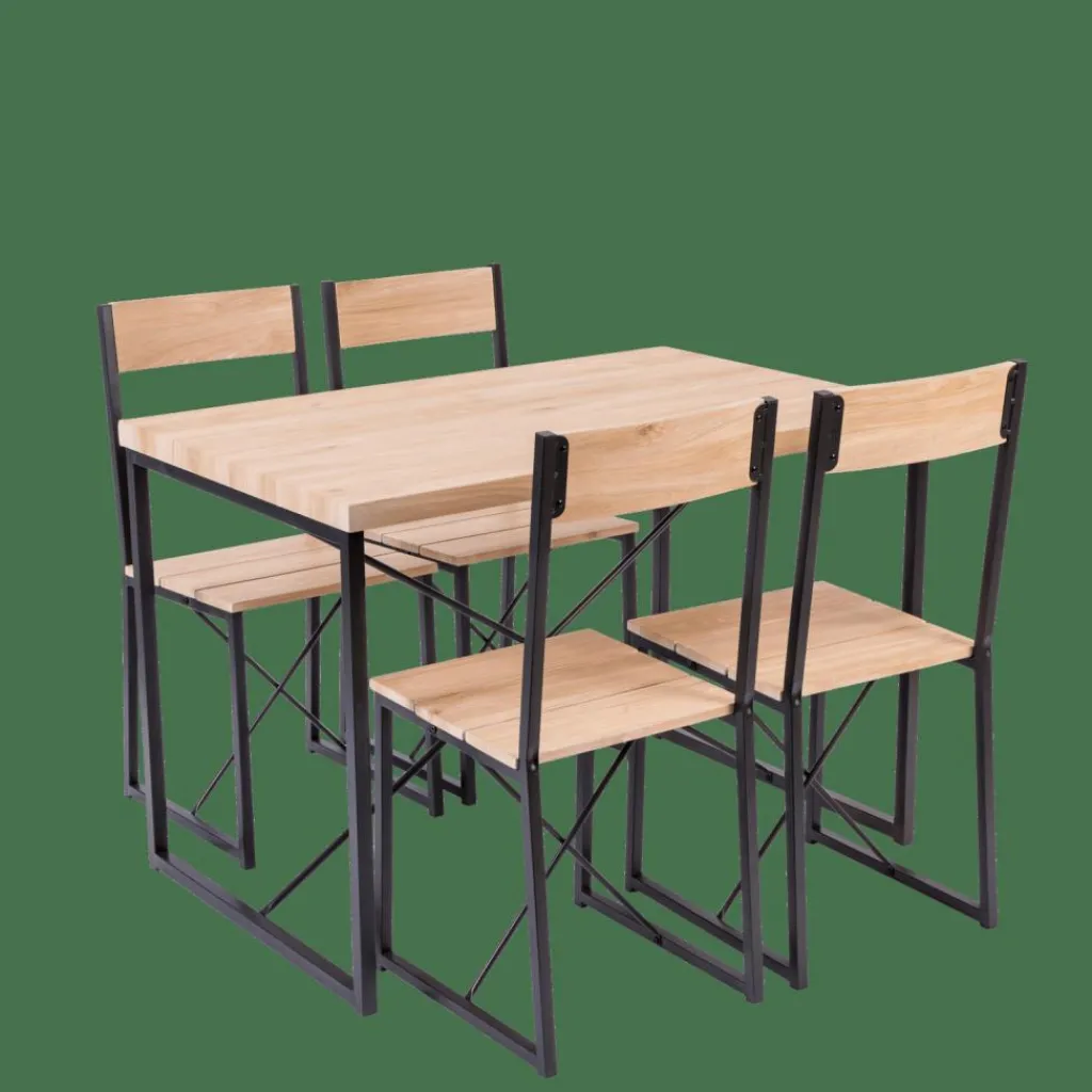 CASA BASIC Set à Dîner Naturel* Tables À Manger