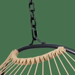 CASA BAZAI Chaise Suspendue Avec Support Noir* Chaises Suspendues