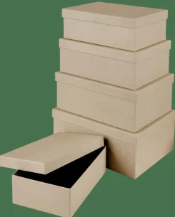 CASA BIGSO Boîte De Rangement L Naturel* Boîtes De Rangement