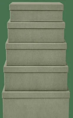 CASA BIGSO Boîte De Rangement M Menthe* Boîtes De Rangement