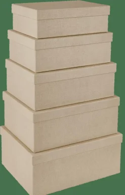 CASA BIGSO Boîte De Rangement S Naturel* Boîtes De Rangement