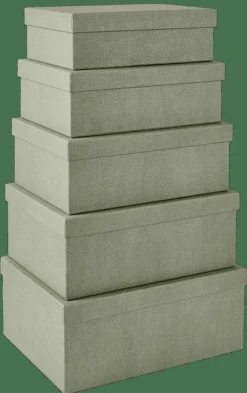 CASA BIGSO Boîte De Rangement XL Menthe* Boîtes De Rangement