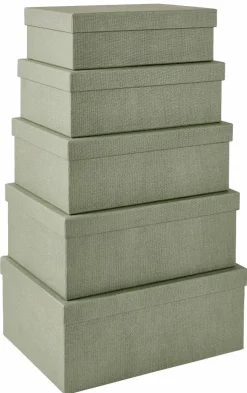 CASA BIGSO Organisateur Tiroir 5 Pièces Menthe* Paniers Tiroirs