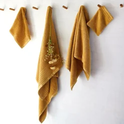 CASA BIO SOFT Serviette D'hôte Jaune* Serviettes D'Hôtes