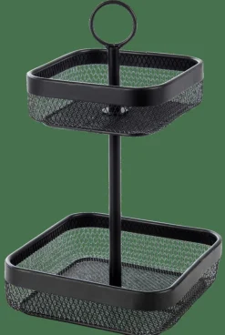 CASA BLACK LUNAR Panier Carré 2 Pièces Noir* Accessoires De Cuisine