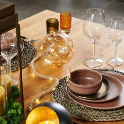 CASA BLOXEM Boule Déco Avec 21 LEDs Doré* Ampoules Led