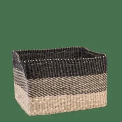 CASA BOBO Panier Tiroir Noir, Naturel* Paniers Tiroirs