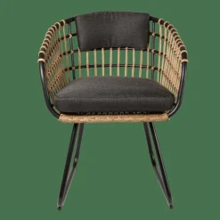 CASA BONES Chaise Noir* Chaises De Jardin