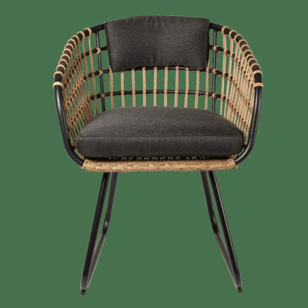 CASA BONES Chaise Noir* Chaises De Jardin