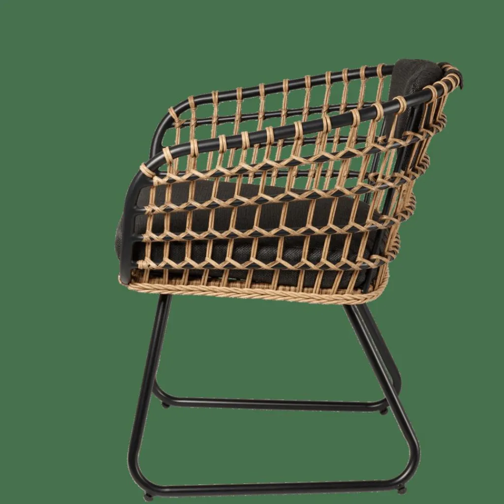 CASA BONES Chaise Noir* Chaises De Jardin