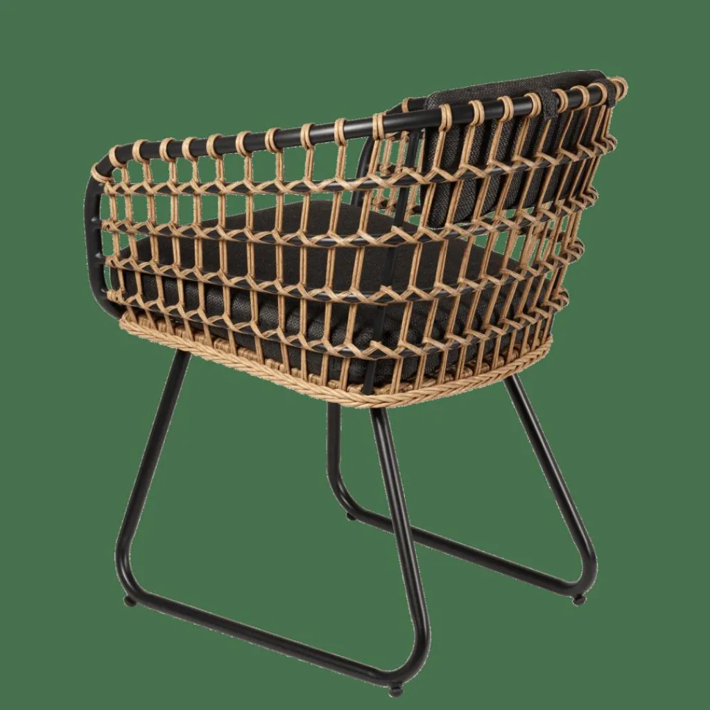 CASA BONES Chaise Noir* Chaises De Jardin