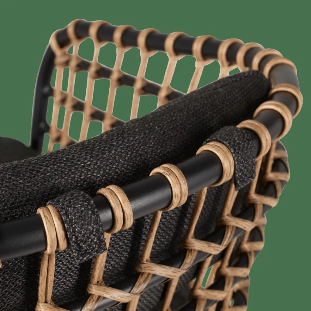 CASA BONES Chaise Noir* Chaises De Jardin