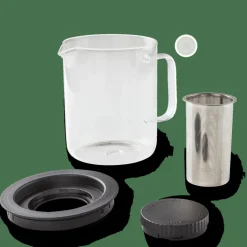 CASA CHAI Théière 1,5 L Noir, Transparent* Accessoires Thé