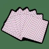 CASA CHEVRON Set De 20 Serviettes Mauve* Serviettes