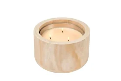 CASA CITRONELLA WOOD Bougie De Jardin Beige* Bougies De Jardin
