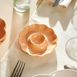 CASA DAHLIA Coquetier Glaçure Réactive* Coquetiers