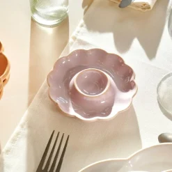 CASA DAHLIA Coquetier Mauve Clair* Coquetiers