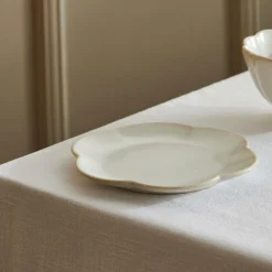 CASA DAHLIA FLOWER Assiette Blanc* Assiettes