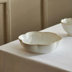 CASA DAHLIA FLOWER Assiette Creuse Blanc* Assiettes