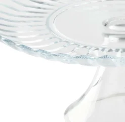 CASA DAHLITA Plat à Gâteau Transparent* Plats À Servir