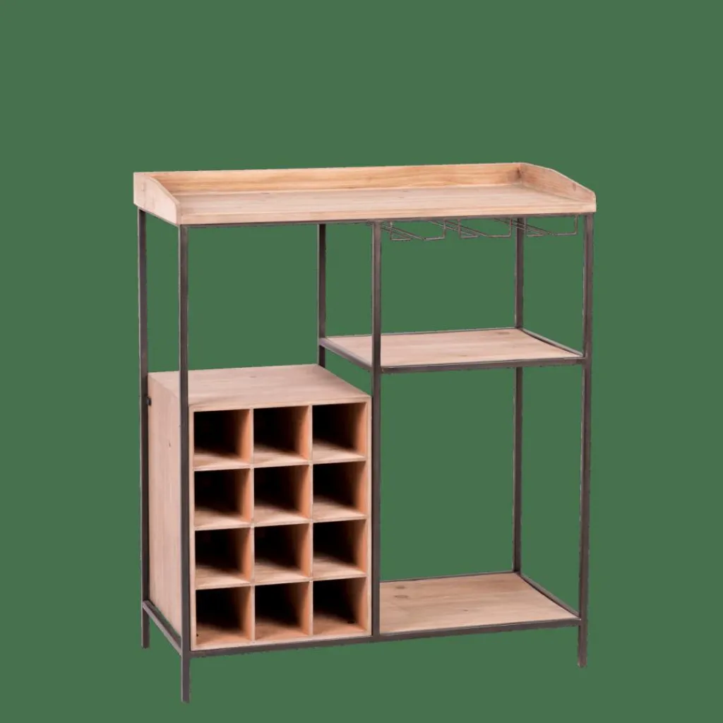 CASA DAMIAN Étagère Murale Noir* Étagères Murales