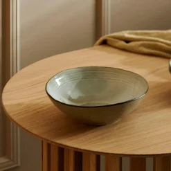 CASA EARTH LAGOON Assiette Creuse Vert Clair* Assiettes