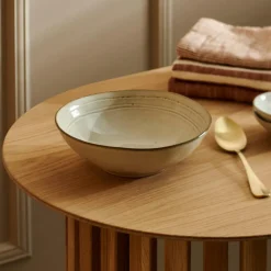 CASA EARTH MARL Assiette Creuse Crème* Assiettes