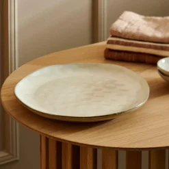 CASA EARTH MARL Assiette Plate Crème* Assiettes