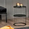 CASA ELMER Table D'appoint Noir* Tables D'Appoint