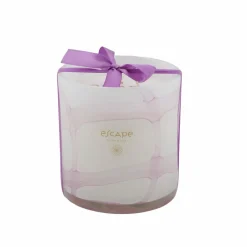 CASA ESCAPE PURPLE IRIS Bougie Parfumée Dans Un Verre Mauve Clair* Bougies Parfumées|Bougies
