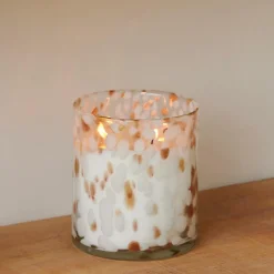 CASA ESCAPE WORLD OF GOA Bougie Parfumée Dans Un Verre Blanc, Doré, Multicolore* Bougies Parfumées|Bougies